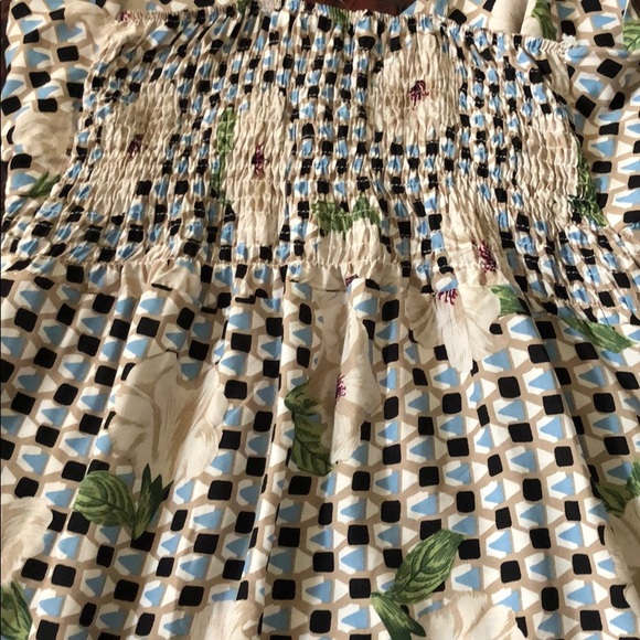 Blue & floral print dress - Picture 5 of 8